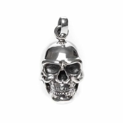 Silver skull pendant skull