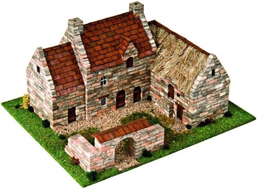Bouwpakket 3D van een Traditioneel Frans Huis Normandië- Steen