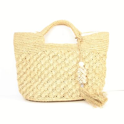 Bella Raffia Clutch bag