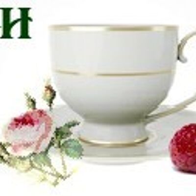 El té elegante, frambuesa y rosa 70g