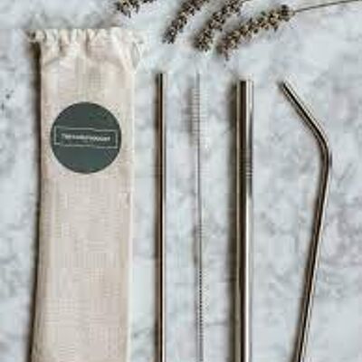 Stainless Steel Straw Set