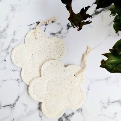 Natural Loofah Bath Sponge - Flower