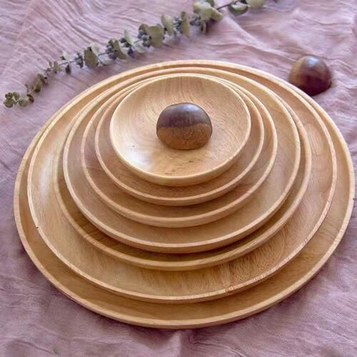 SUSTAINABLE SERVING WOODEN PLATE - Large
