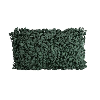 COJÍN DECORATIVO MOLEDO - 35 x 60 cm - Verde