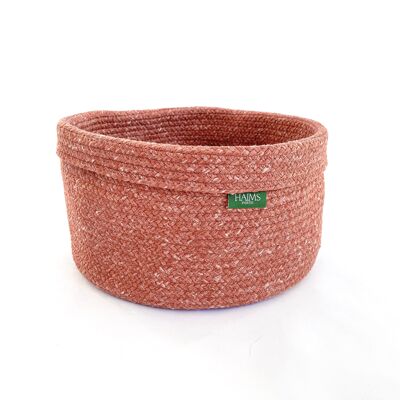 Basket with Envelope - Brick Red