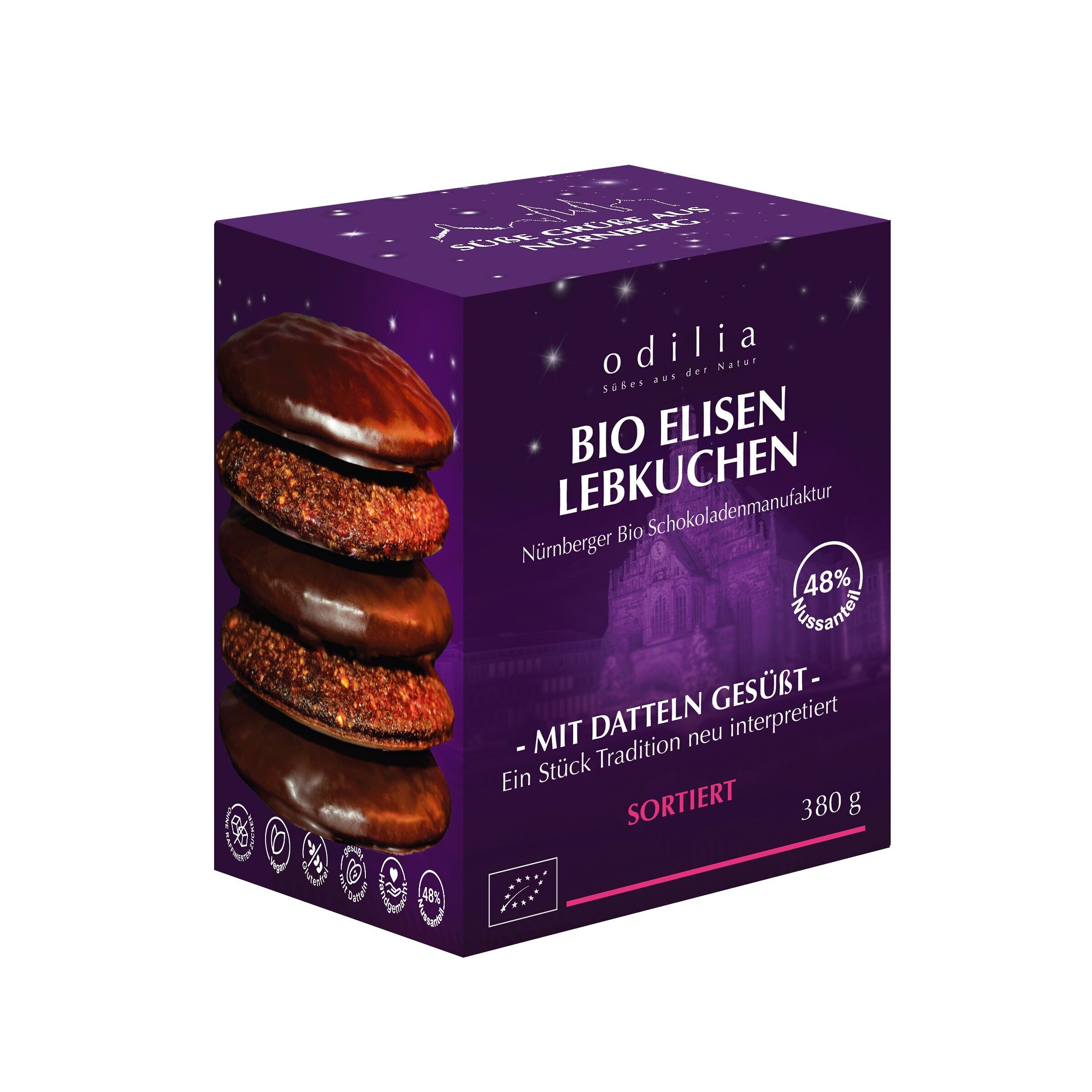 Pan di zenzero biologico Elisen addolcito con datteri