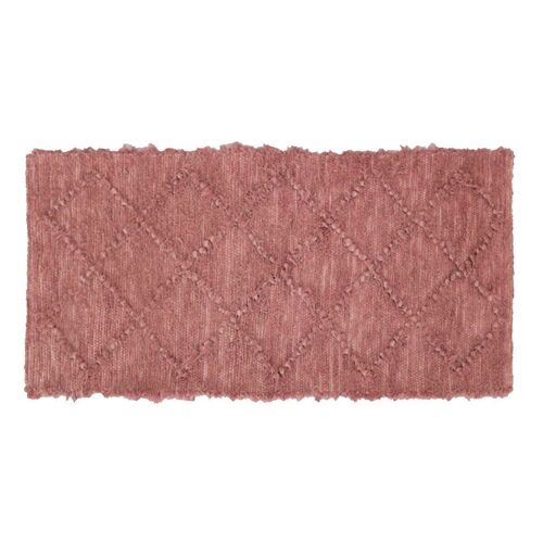 LEINENTEPPICH PERRE - 60 x 120 cm - Pink