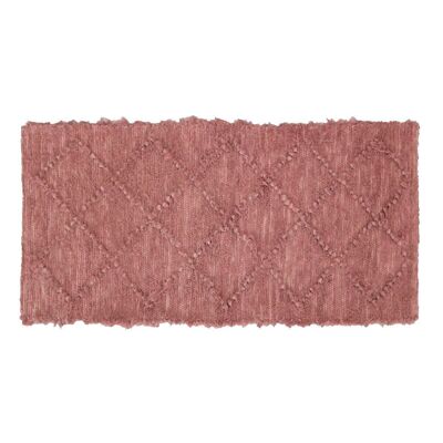 LEINENTEPPICH PERRE - 60 x 120 cm - Pink