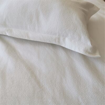 SOFT LINEN BED LINEN COLLECTION - WHITE - pillowcase 40 x 40 cm