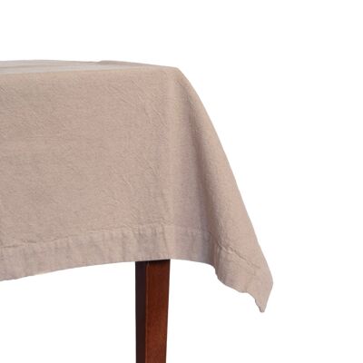 Soft Linen Tablecloth - Camel - Tablecloth 150 x 200 cm