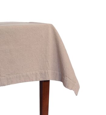 Nappe en Lin Doux - Camel - Nappe 150 x 200 cm 1