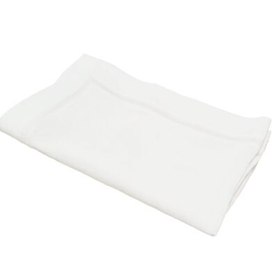 LINEN TABLECLOTH WITH HOLLOW EDGE - WHITE - Tablecloth 160 x 300 cm