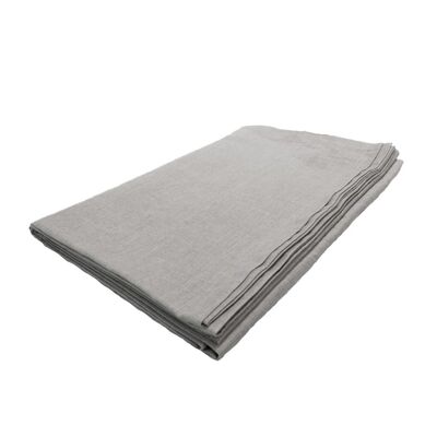 NAPPE EN LIN - GRIS - 160 x 250 cm