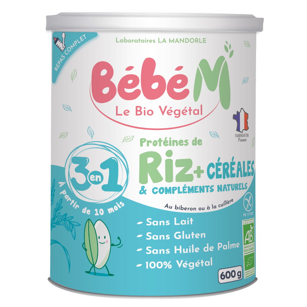 BEBE M : Céréales à Compléments Protéiniques en poudre - 600g