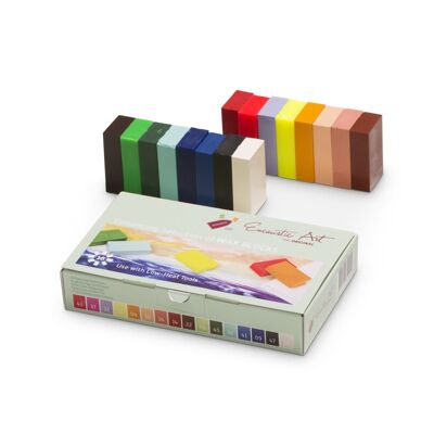 Assortiment Etendu 16 blocs Encaustic Art