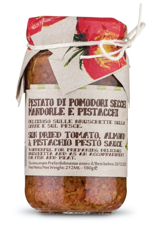 Sun Dried Tomato, Almond & Pistachio Paté