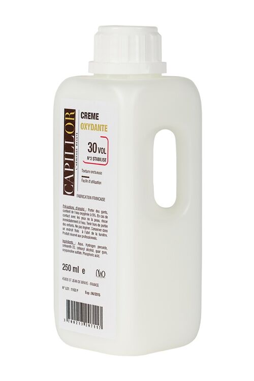 Capillor Crème Oxydante 30 Volumes - Flacon 250ml