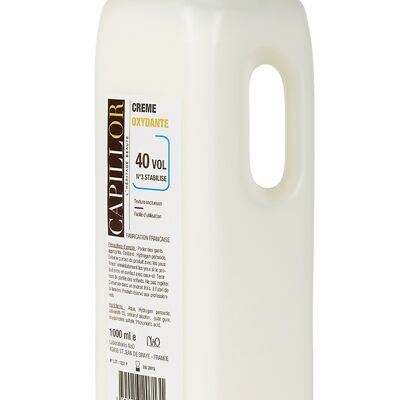 Capillor Oxidizing Cream 40 Volumes - Liter Bottle