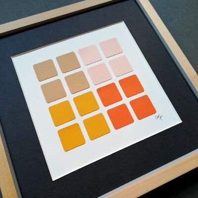 PIXELS - Palette chromatique - Orange