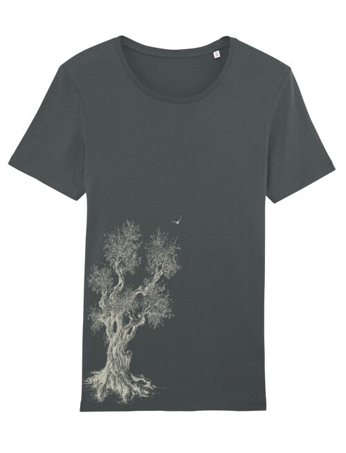 Fairwear Modal Shirt Men Anthrazit Olive Tree