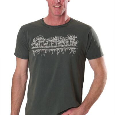 Fairwear Organic Camisa Hombre Stone Washed Green Mirror