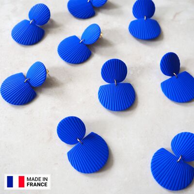 Sokar earrings electric blue / klein blue / majorelle blue