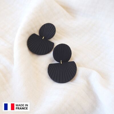 Boucles d'oreilles - Les Sokar - noir