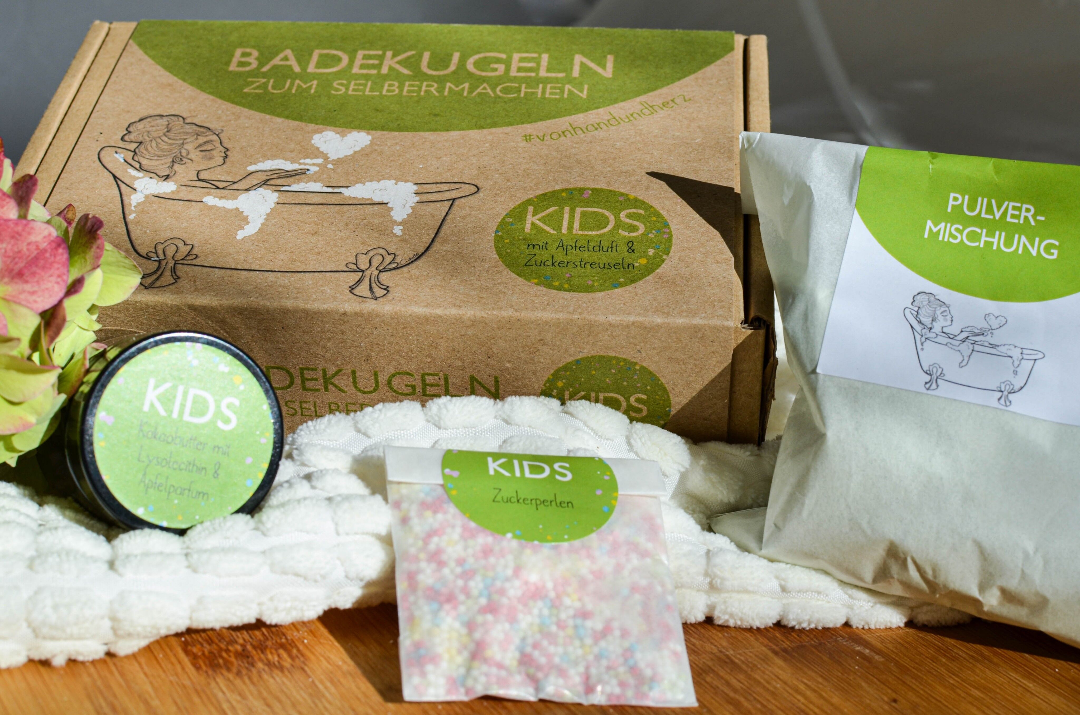 Set fai da te di bombe da bagno per bambini