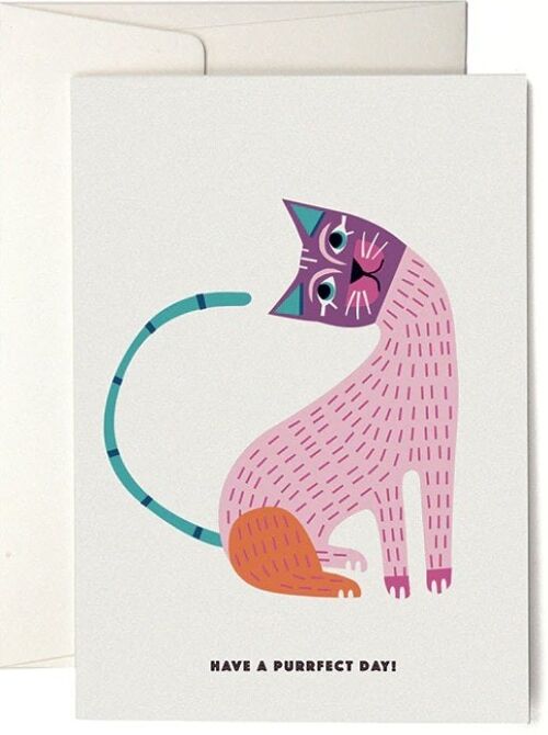 VIVA Cat Greeting Card
