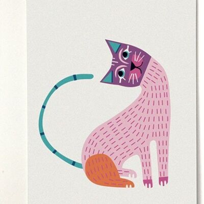 VIVA Cat Greeting Card