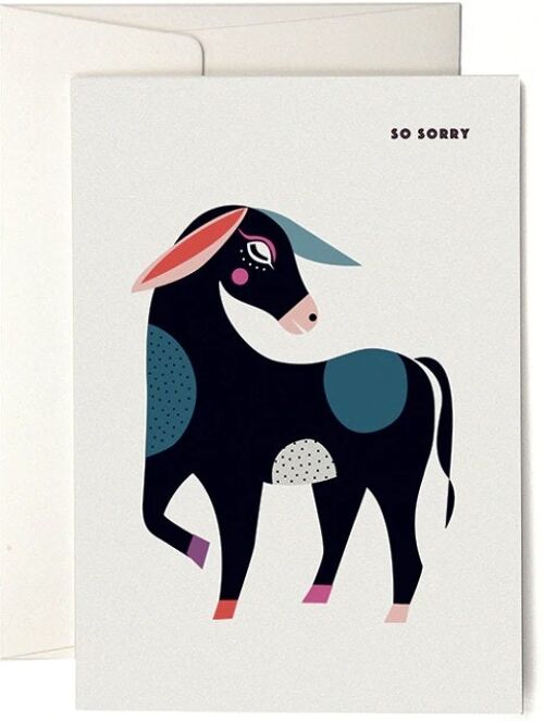 VIVA Donkey Greeting Card