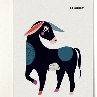 VIVA Donkey Greeting Card