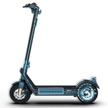 Scooter électrique Commuta Pro Max E Scooter - Autonomie de 100 km et vitesse maximale de 40 km/h 3