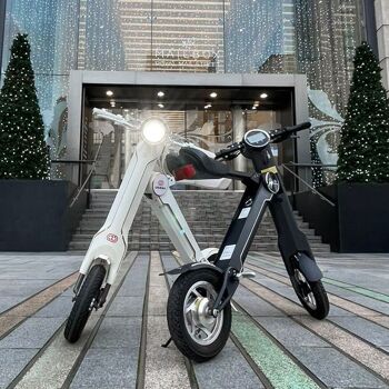 Scooter électrique 35 km d'autonomie et 25 km/h de vitesse maximale Cruzaa Bluetooth E Scooter Carbon Black 21