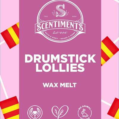 Drumstick Lollies Wax Snapbars