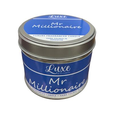 Mr Millionaire Candle Tins