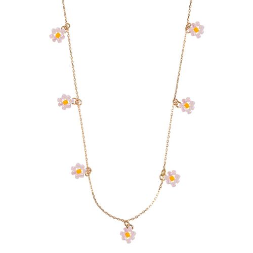 Timi of Sweden | Small Flower Bead Necklace | Exclusive Scandinavian design that is the perfect gift for every women