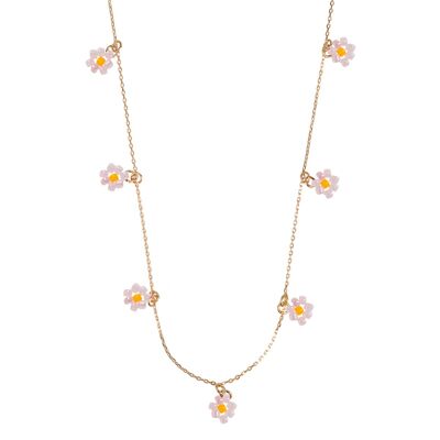 Timi de Suède | Collier de perles petite fleur | Design scandinave exclusif qui est le cadeau parfait pour toutes les femmes