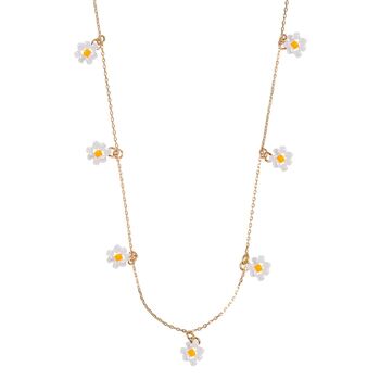 Timi de Suède | Collier de perles petite fleur | Design scandinave exclusif qui est le cadeau parfait pour toutes les femmes 3