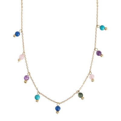 Timi of Sweden | Colorful Precious Stone Necklace | Exclusive Scandinavian design that is the perfect gift for every women