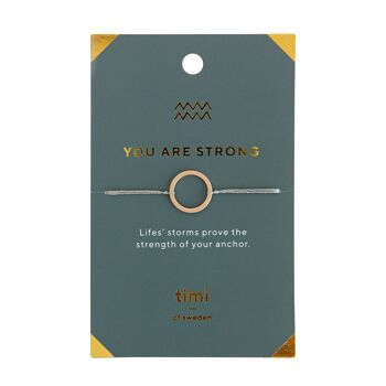 Timi de Suède | Vous êtes un bracelet cercle fort | Design scandinave exclusif qui est le cadeau parfait pour toutes les femmes 1