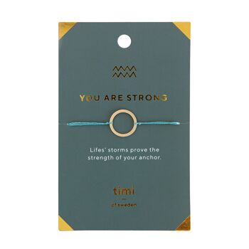 Timi de Suède | Vous êtes un bracelet cercle fort | Design scandinave exclusif qui est le cadeau parfait pour toutes les femmes 3