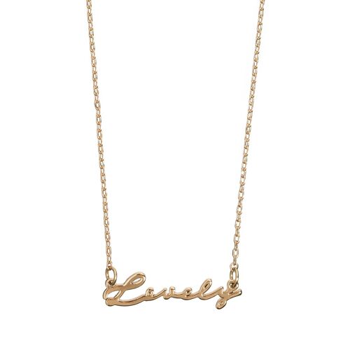 Timi of Sweden | Lovely Necklace - Gold | Exclusive Scandinavian design that is the perfect gift for every women
