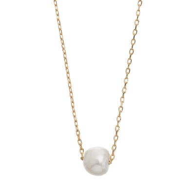Timi of Sweden | Delicate Pearl Necklace - Gold | Exclusive Scandinavian design that is the perfect gift for every women
