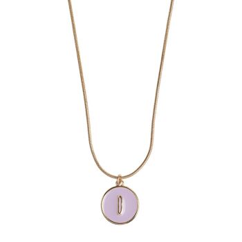 Timi de Suède | Lettre en collier chaîne serpent (A-I) | Design scandinave exclusif qui est le cadeau parfait pour toutes les femmes 4