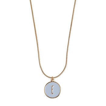 Timi de Suède | Lettre en collier chaîne serpent (A-I) | Design scandinave exclusif qui est le cadeau parfait pour toutes les femmes 5