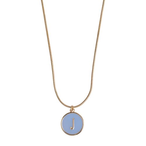 Timi of Sweden | Letter in Snake Chain Necklace (J-R) | Exclusive Scandinavian design that is the perfect gift for every women