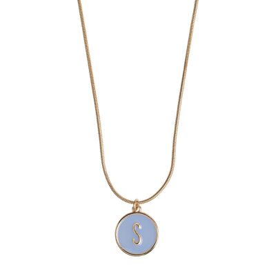 Timi of Sweden | Letter in Snake Chain Necklace (S-Z) | Exclusive Scandinavian design that is the perfect gift for every women
