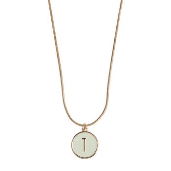 Timi de Suède | Lettre en collier chaîne serpent (S-Z) | Design scandinave exclusif qui est le cadeau parfait pour toutes les femmes 2