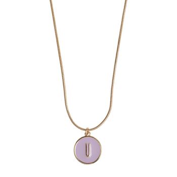 Timi de Suède | Lettre en collier chaîne serpent (S-Z) | Design scandinave exclusif qui est le cadeau parfait pour toutes les femmes 3